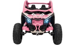 Elektriskais bērnu motocikls Maverick Turbo RR STRONG, rozā krāsā