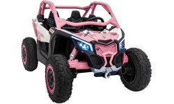Детский электроквадроцикл Maverick Turbo RR STRONG, розовый