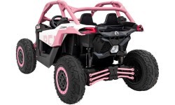 Детский электроквадроцикл Maverick Turbo RR STRONG, розовый