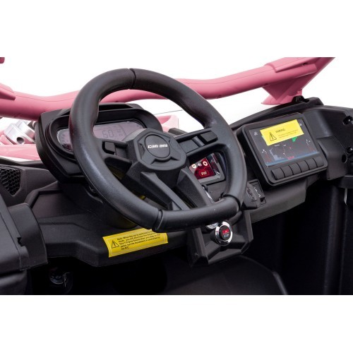 Детский электроквадроцикл Maverick Turbo RR STRONG, розовый