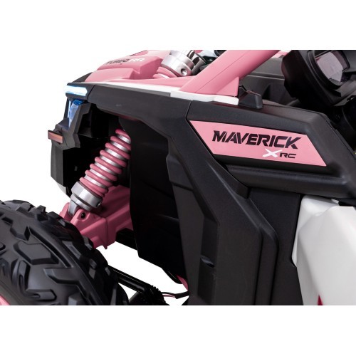 Детский электроквадроцикл Maverick Turbo RR STRONG, розовый