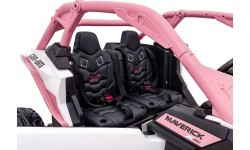 Детский электроквадроцикл Maverick Turbo RR STRONG, розовый