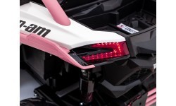 Детский электроквадроцикл Maverick Turbo RR STRONG, розовый
