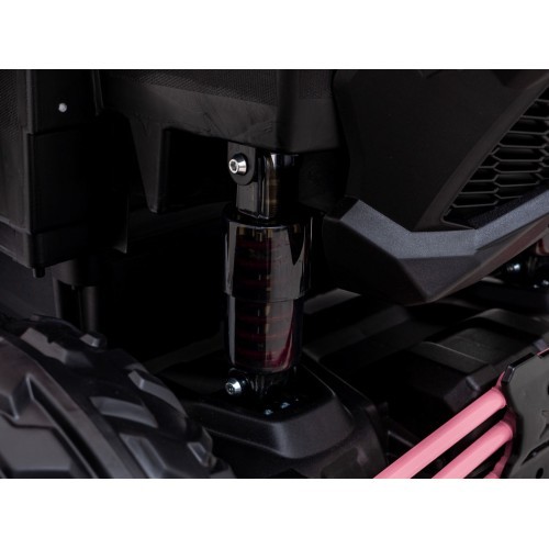 Elektriskais bērnu motocikls Maverick Turbo RR STRONG, rozā krāsā