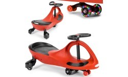 Gravity ride vehicle for kids LED wheels red ECOTOYS