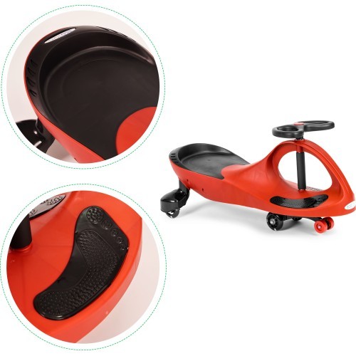 Gravity ride vehicle for kids LED wheels red ECOTOYS