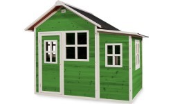 Деревянный игровой домик EXIT Loft 150, зелёный