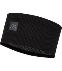 Повязка на голову Crossknit, однотонная чёрная - 999