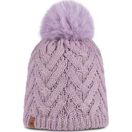 Knitted & Fleece Band Beanie Caryn Lilac Ice - 630