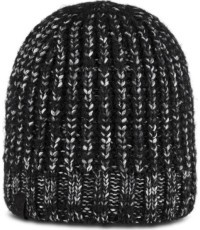 Knitted & Fleece Band Beanie Dalia Black - 999