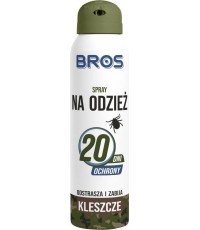 Bros aerosols pret ērcēm apģērbam, 90 ml