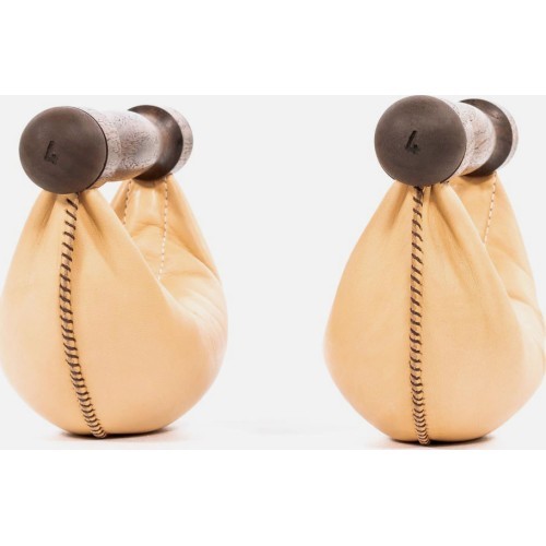 SwingBells riekstkoka hanteļu komplekts, dabīgs - 2 kg