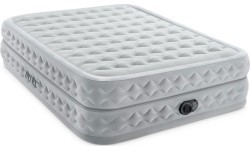 Duży materac dmuchany dwuosobowy 203x152x51 cm z wbudowaną pompką elektryczną łóżko INTEX 64490