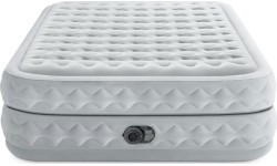 Duży materac dmuchany dwuosobowy 203x152x51 cm z wbudowaną pompką elektryczną łóżko INTEX 64490