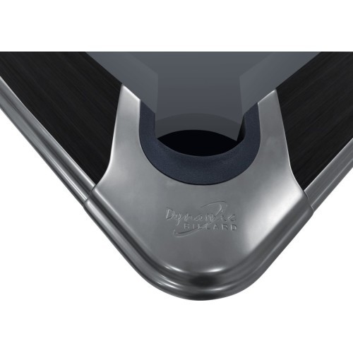 Бильярдный стол Dynamic Axion, 9 футов, матовый чёрный, Simonis 760 сине-зелёный