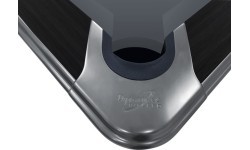 Biljarda galds Dynamic Axion, 9 pēdas, matēti melns, Simonis 760 zili zaļš
