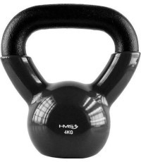 Rubberised Kettlebell HMS KNV - 4 kg