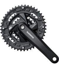 Priekšējais zvaigžņu bloks Shimano FC-M371, 3x9 pārnesumi, 44-32-22T, 170 mm