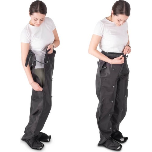 Air Compression Massage System inSPORTline Compisimo w/ Unisex Compression Pants – 6 overlapping air chambers