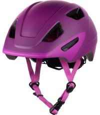 Kids' Helmet FORCE Akita, size S-M (52-57 cm), purple