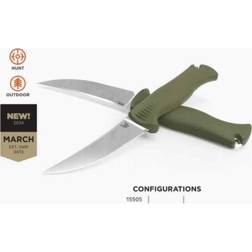 Benchmade 15505 Meatcrafter 4 Zoll, Santoprene