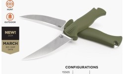 Benchmade 15505 Meatcrafter nazis, 4 collas, Santoprene