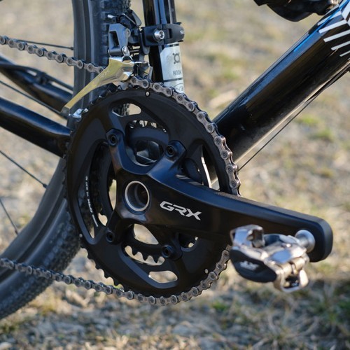 Передняя звезда Shimano GRX FC-RX600-11 // 2x11 скоростей, 46/30T, 172,5 мм