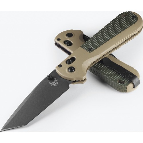 Benchmade 431BK-1 REDOUBT, танто, зелёная рукоять Grivory