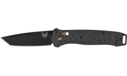 Benchmade 537BK-10 Bailout, melns asmens, oglekļa šķiedra