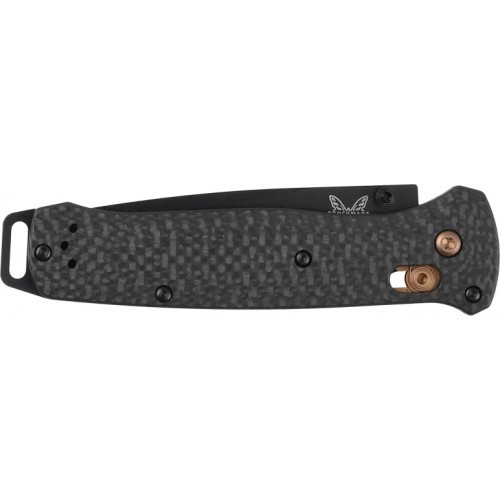 Benchmade 537BK-10 Bailout, melns asmens, oglekļa šķiedra