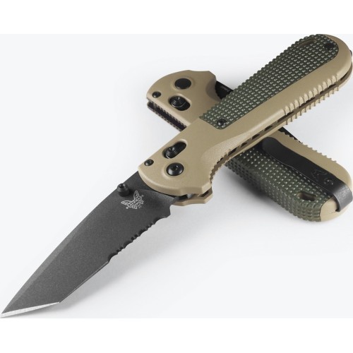 Benchmade 431SBK-1 Redoubt, tanto, zaļš Grivory
