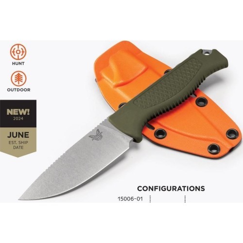 Benchmade 15006-01 Steep Country Hunter medību nazis, CPM-S30V