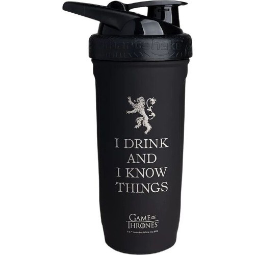 SmartShake Game Of Thrones I Drink And I Know Things Reforce nerūsējošā tērauda 900 ml
