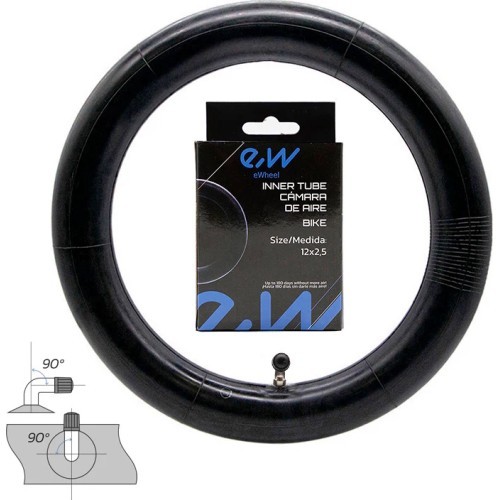 Velosipēda kamera Ewheel 12x1.75-2.125" VC 90x90°