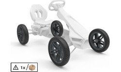 Pelēks ritenis 12.5x2.50-9 slick
