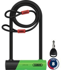 Slēdzene Abus Ultra 410K/170HB230 green SH + Cobra 10/120