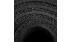 A two-layer sleeping pad 180x50x1 cm with increased mechanical resistance black Spokey CAMPINOS