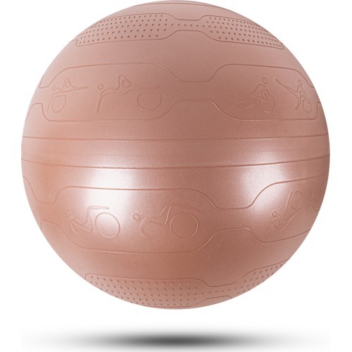 Vingrošanas bumba inSPORTline Stretch Ball 65 cm - Mocha mousse
