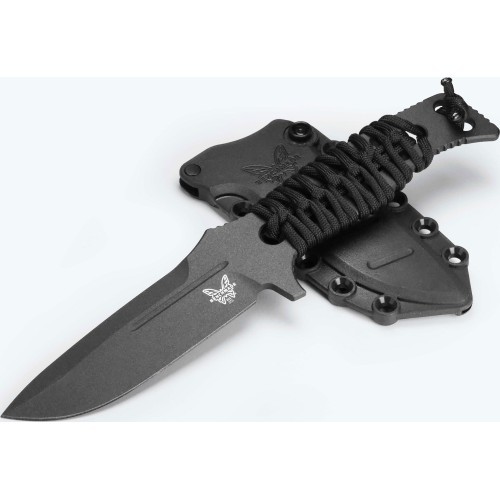 Nazis Benchmade 375BK-02 Fixed Adamas Magnacut, melns