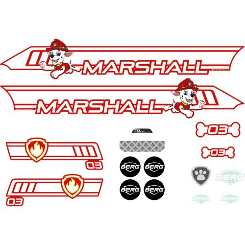 Buzzy - Uzlīmju komplekts Marshall