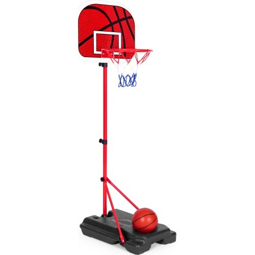 Basketball basket for children adjustable height ball pump
