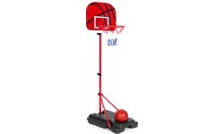 Bērnu regulējama augstuma basketbola grozs ar bumbas sūkni