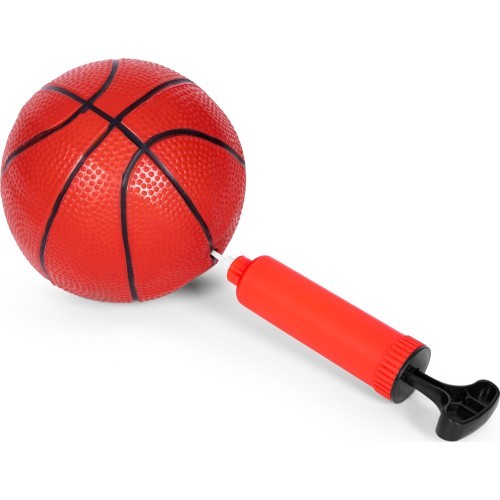 Basketball basket for children adjustable height ball pump