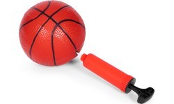 Basketball basket for children adjustable height ball pump