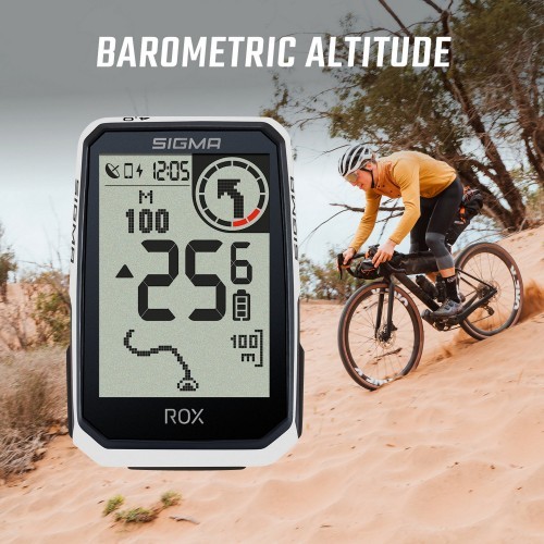 Велокомпьютер SIGMA ROX 4.0 Endurance GPS White HR Set