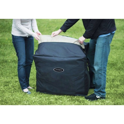 Nadmuchiwane SPA kwadratowe basen z hydromasażem 4 os. 175x71 cm akcesoria premium INTEX 28446