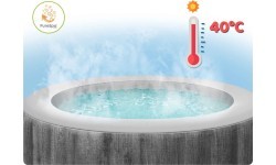 Надувное квадратное СПА джакузи с гидромассажем на 4 чел. 175x71 см INTEX 28446