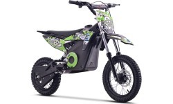 Elektriskais motocikls WOLF-E, zaļš