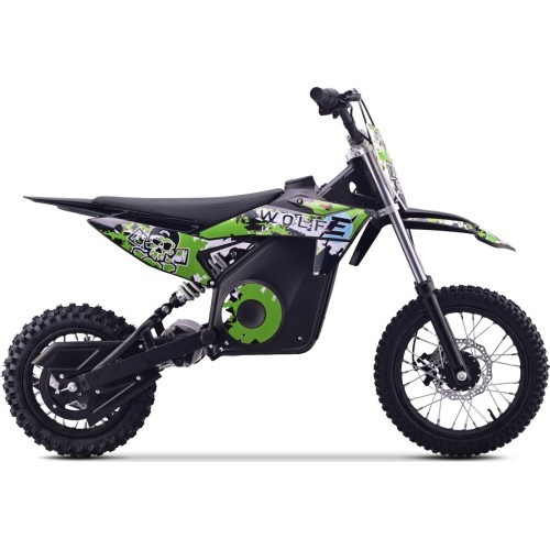Elektriskais motocikls WOLF-E, zaļš