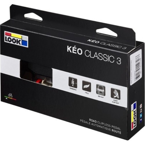 Pedāļi Look Keo Classic 3 black-red